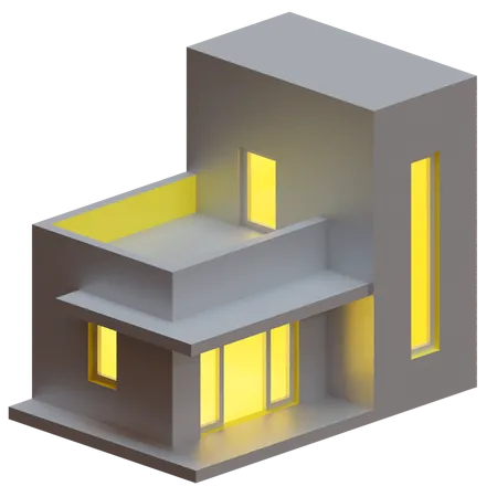 Bungalow  3D Illustration