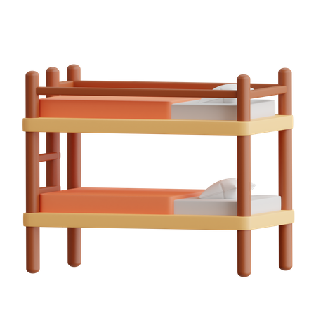 Bunk Bed  3D Icon