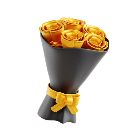 Buquê de flores  3D Icon