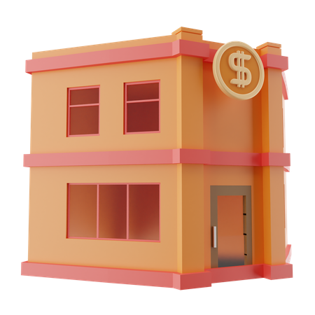 Bureau financier  3D Icon