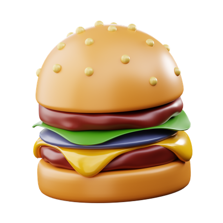 Burger  3D Icon