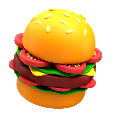 Burger  3D Icon