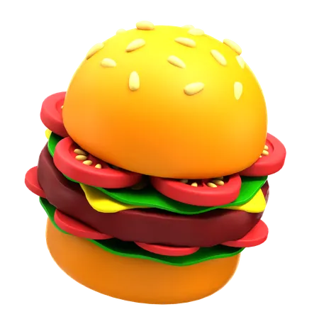 Burger  3D Icon