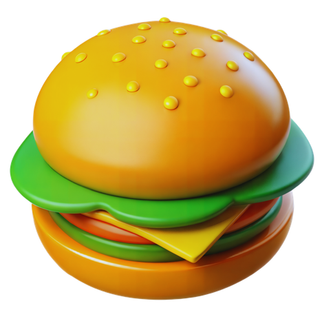 Burger  3D Icon