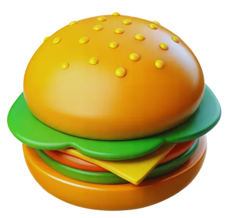 Burger  3D Icon