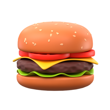 Burger  3D Icon