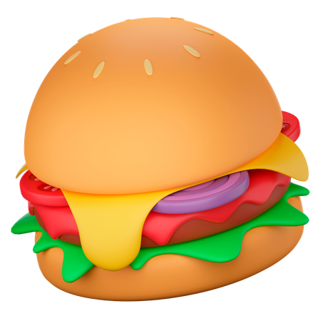 Burger  3D Icon