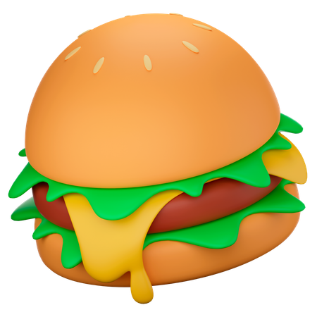 Burger  3D Icon