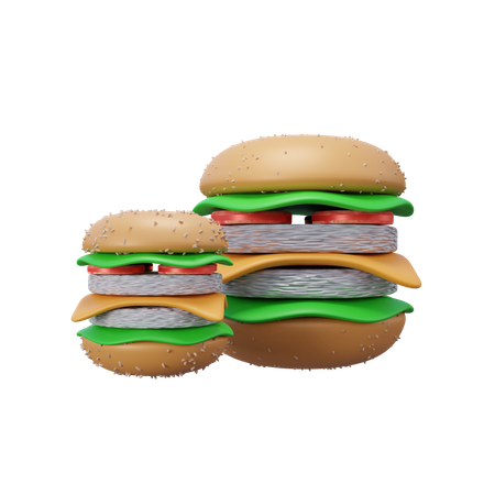 Burger  3D Icon