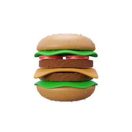 Burger  3D Icon