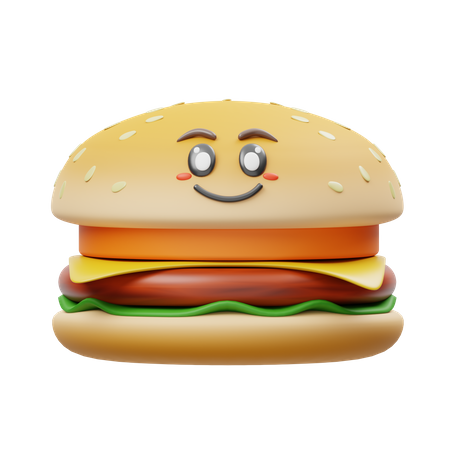 Burger  3D Illustration