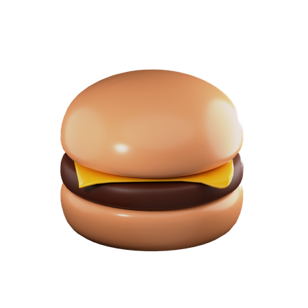 Burger  3D Illustration