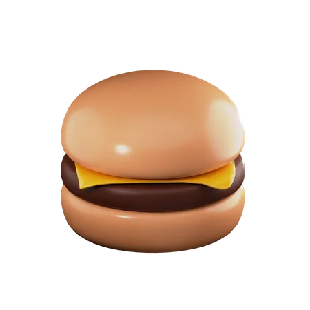 Burger  3D Illustration