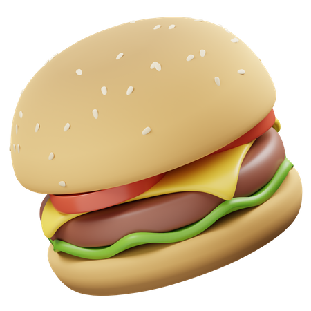 Burger  3D Icon