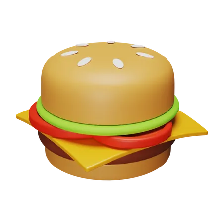 Burger  3D Icon