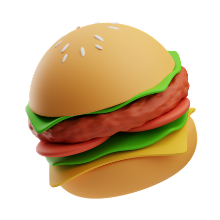 Burger  3D Icon