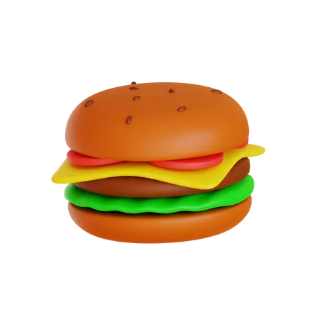 Burger  3D Icon