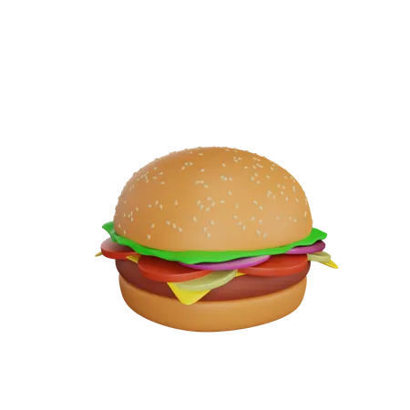 Burger  3D Icon