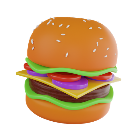 Burger  3D Icon