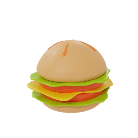 Burger  3D Icon