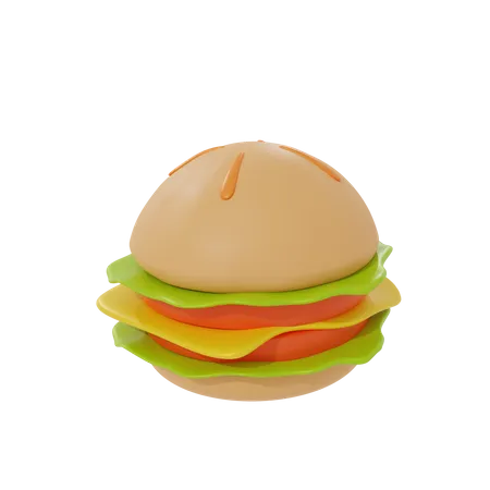 Burger  3D Icon