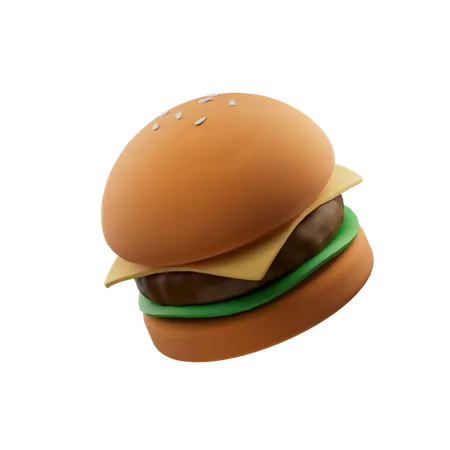 Burger  3D Icon