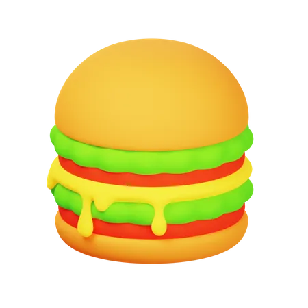 Burger  3D Icon