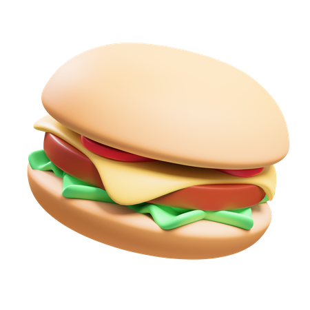 Burger  3D Icon