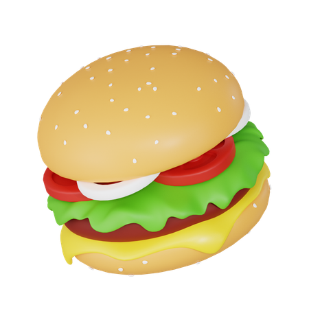 Burger  3D Icon