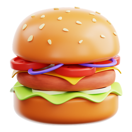 Burger  3D Icon