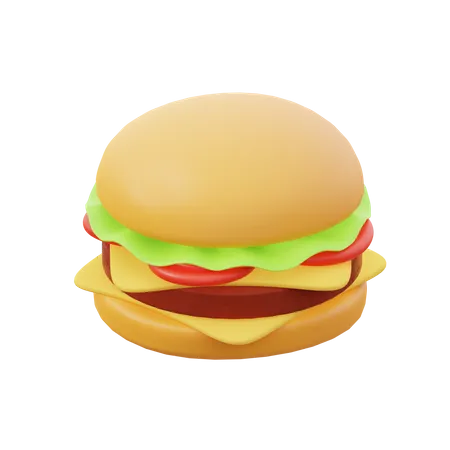 Burger  3D Icon