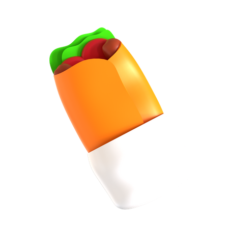 Burrito  3D Icon