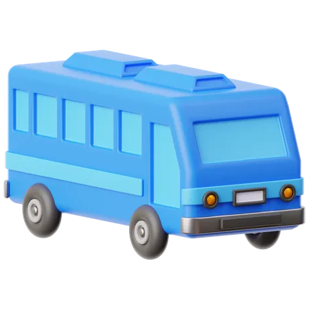 Bus  3D Icon