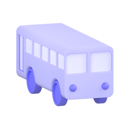 Bus  3D Icon