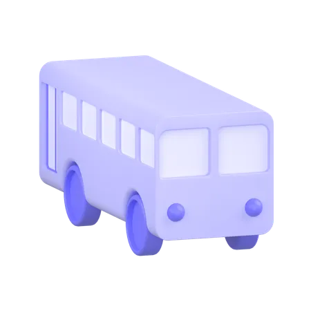 Bus  3D Icon