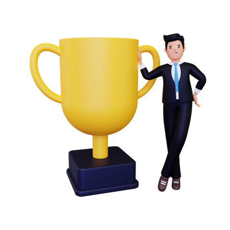 Business Achievement  3D Illustration