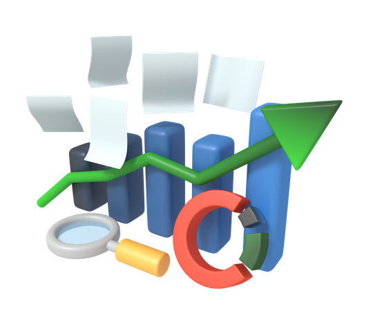 Business analytics  3D Icon