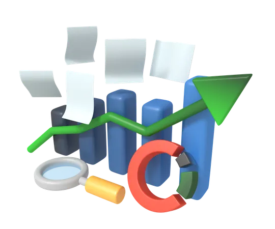 Business analytics  3D Icon