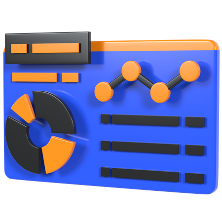 Business Analytics  3D Illustration