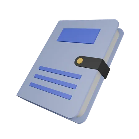 Business Book  3D Icon