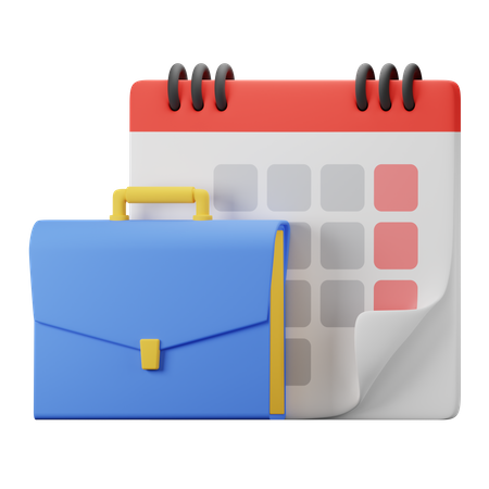 Business Calendar  3D Icon