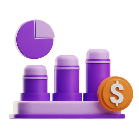 Business Chart  3D Icon