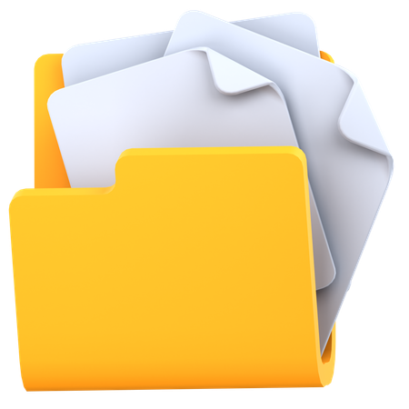 Business Folder  3D Icon