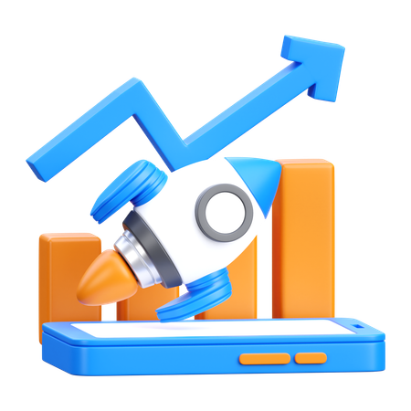 Business Launch  3D Icon