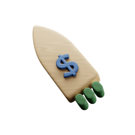 Business Launch  3D Icon