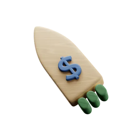 Business Launch  3D Icon