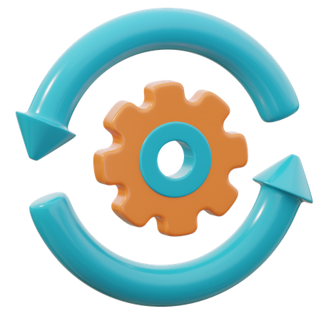 Business Process  3D Icon