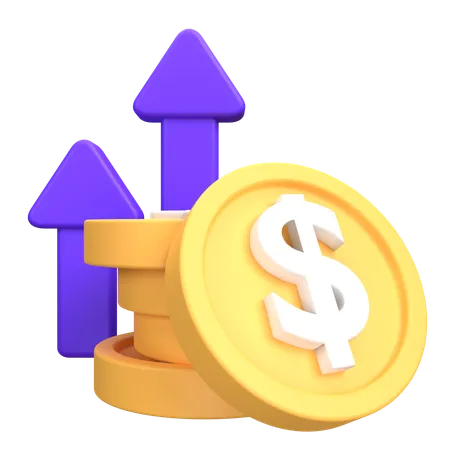 Business Profit 2  3D Icon