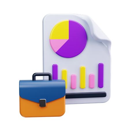 Business Report  3D Icon