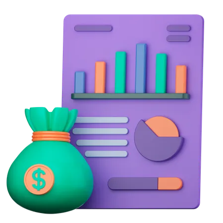 Business Report  3D Icon